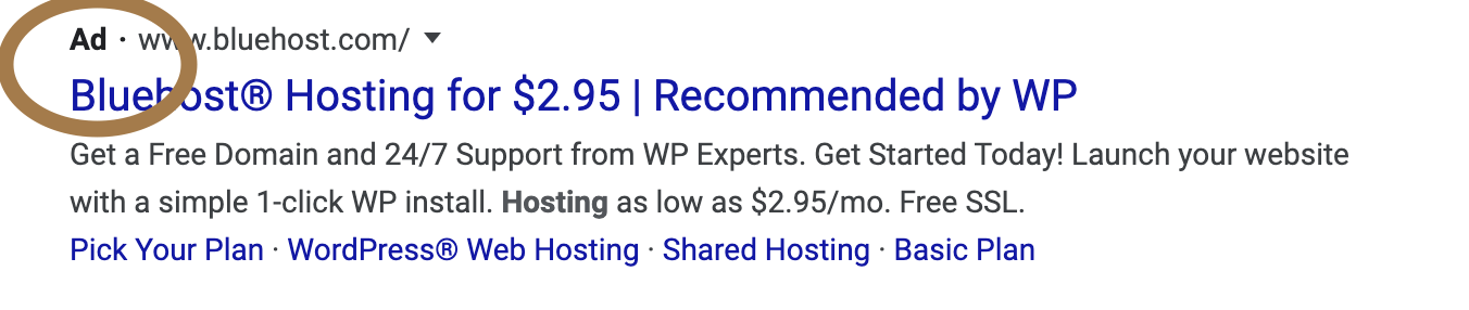 Google changes in Search Ads styling