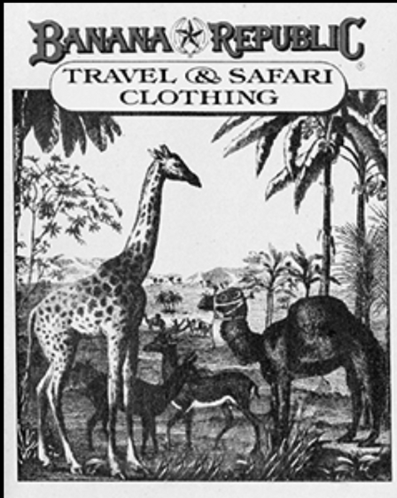 Cover of one of Banana Republic's original catalog